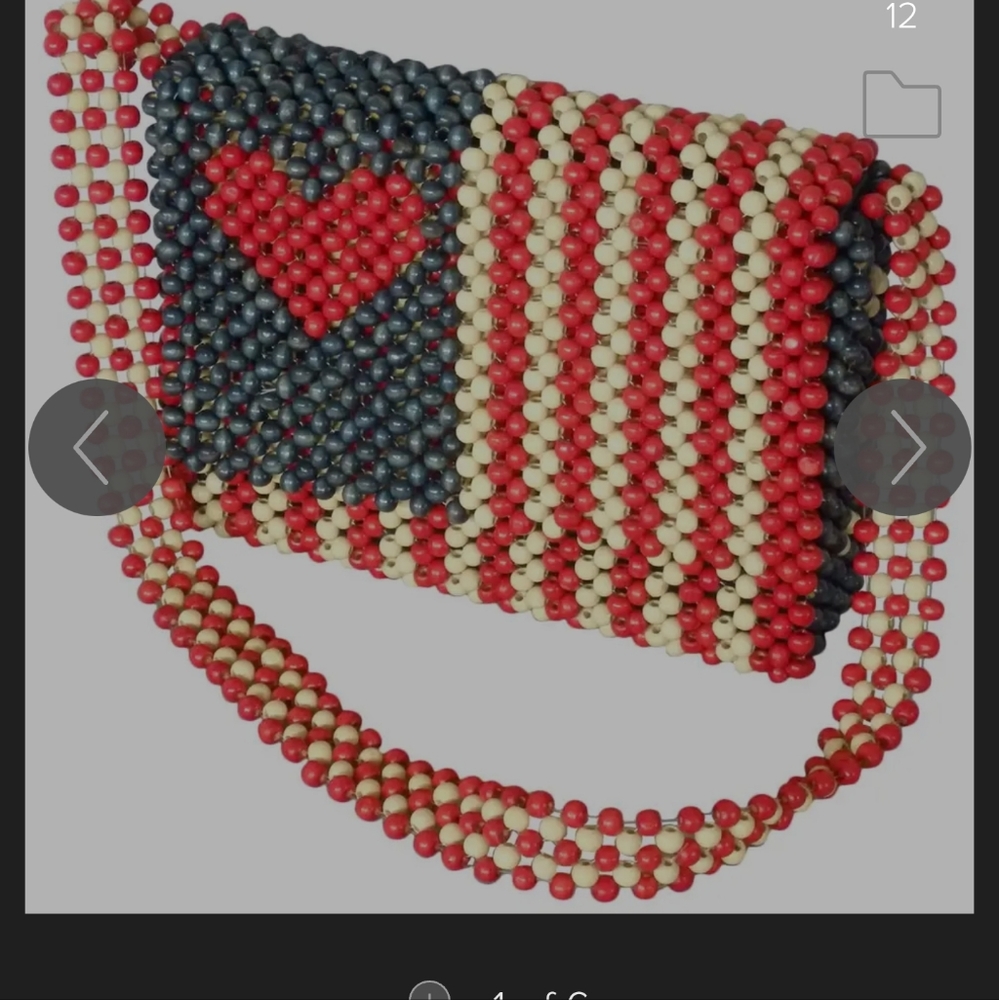 Playboy 1960 shoulder bag Americana flag purse vintage